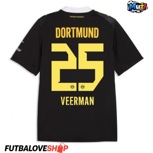 Dres Borussia Dortmund Joey Veerman #25 Preč 2026-27 Krátky Rukáv
